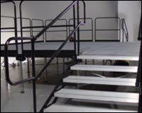 STAGE RAILING PER LINEAR FT.